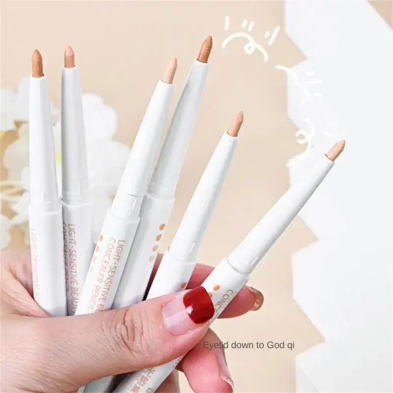 

Heallor Concealer Eyebrow Pen Stick Natural Moisturizing Concealer Pencil Cover Spot Dark Circles Invisible Pores Waterproof Fac