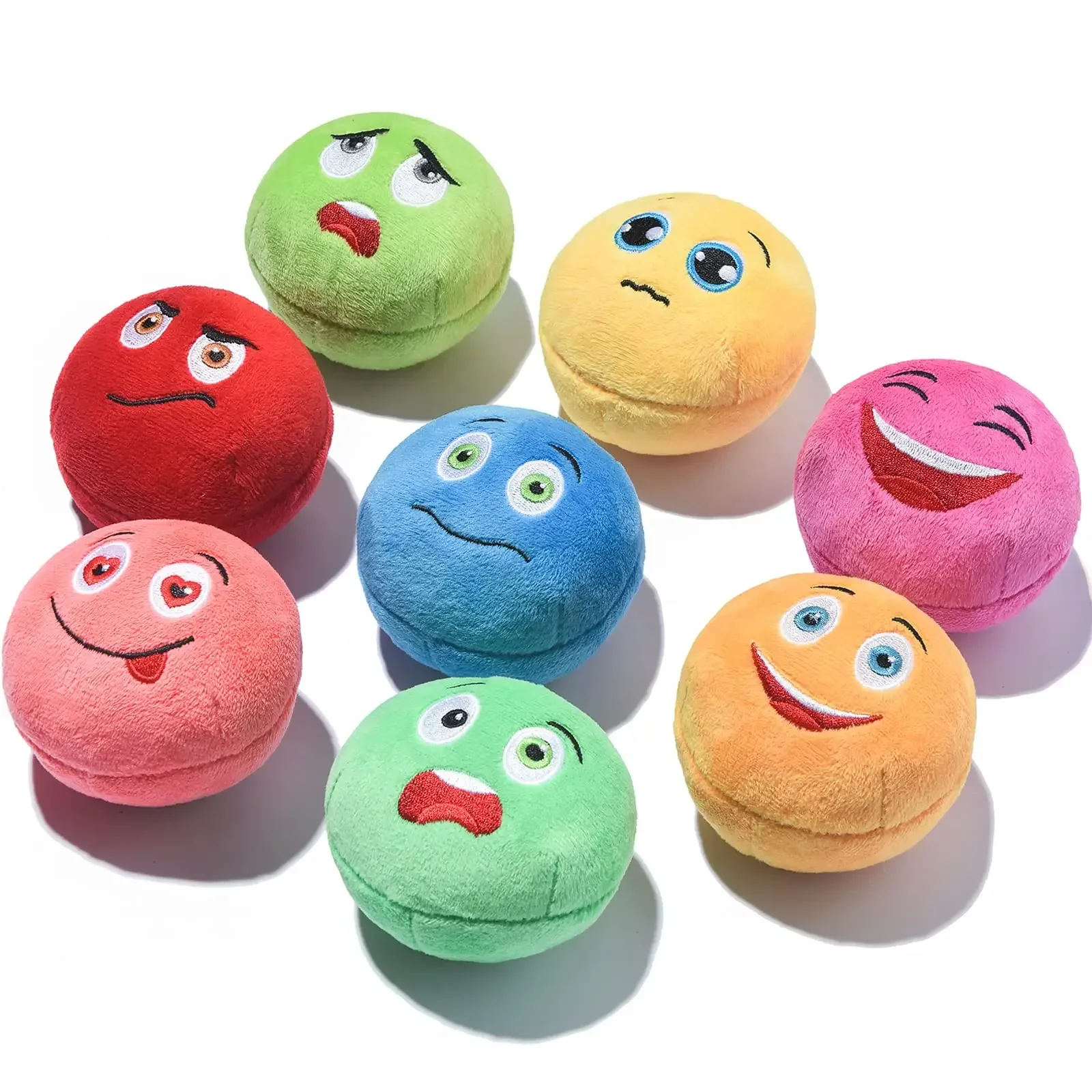 SChitec Dog Toy Play Squeakers Ball Chewing Toy Fetch Bright Balls Dog Supplies Puppy Popular Toys Interactive Dog Supplies 