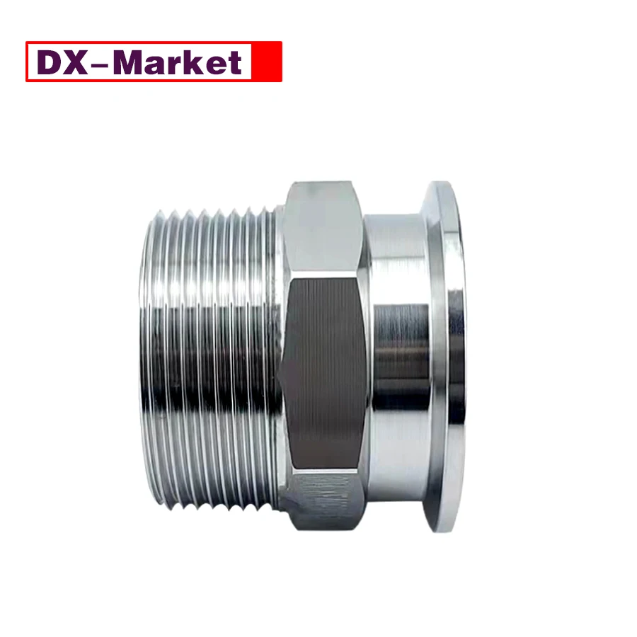 KF Outer Flange Vacuum Fitting PT Thread ,304 Stainless Steel KF Tube Fittings  ,L022