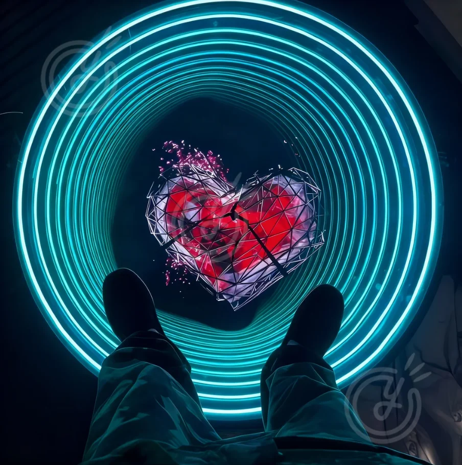 

Custom Infinity Mirror 3D Neon Sign Lightbox Multi Color LED Track Channel Letters Bedroom Wall Decor for Business Modern Art