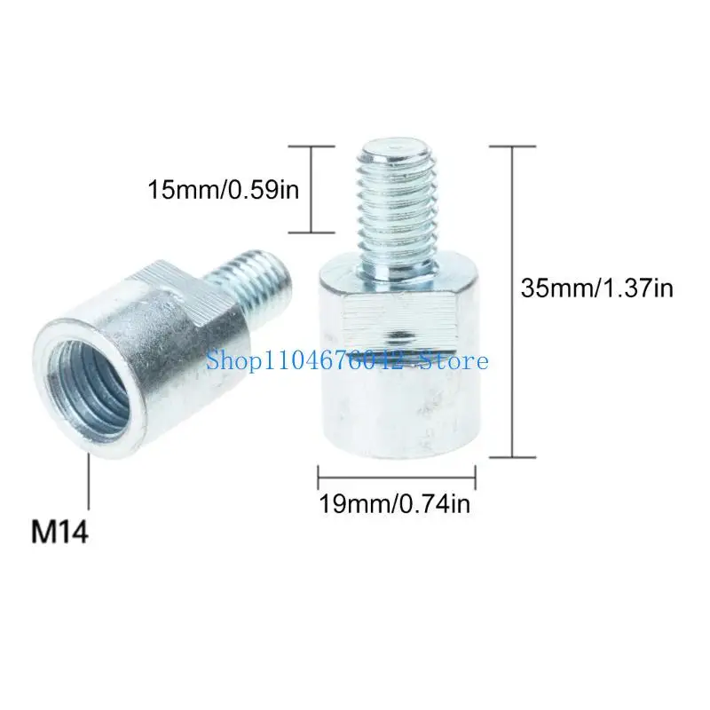 652F M14 to 10 Adapter Thread Converters Adapter Interfaces Converters Screw Connection