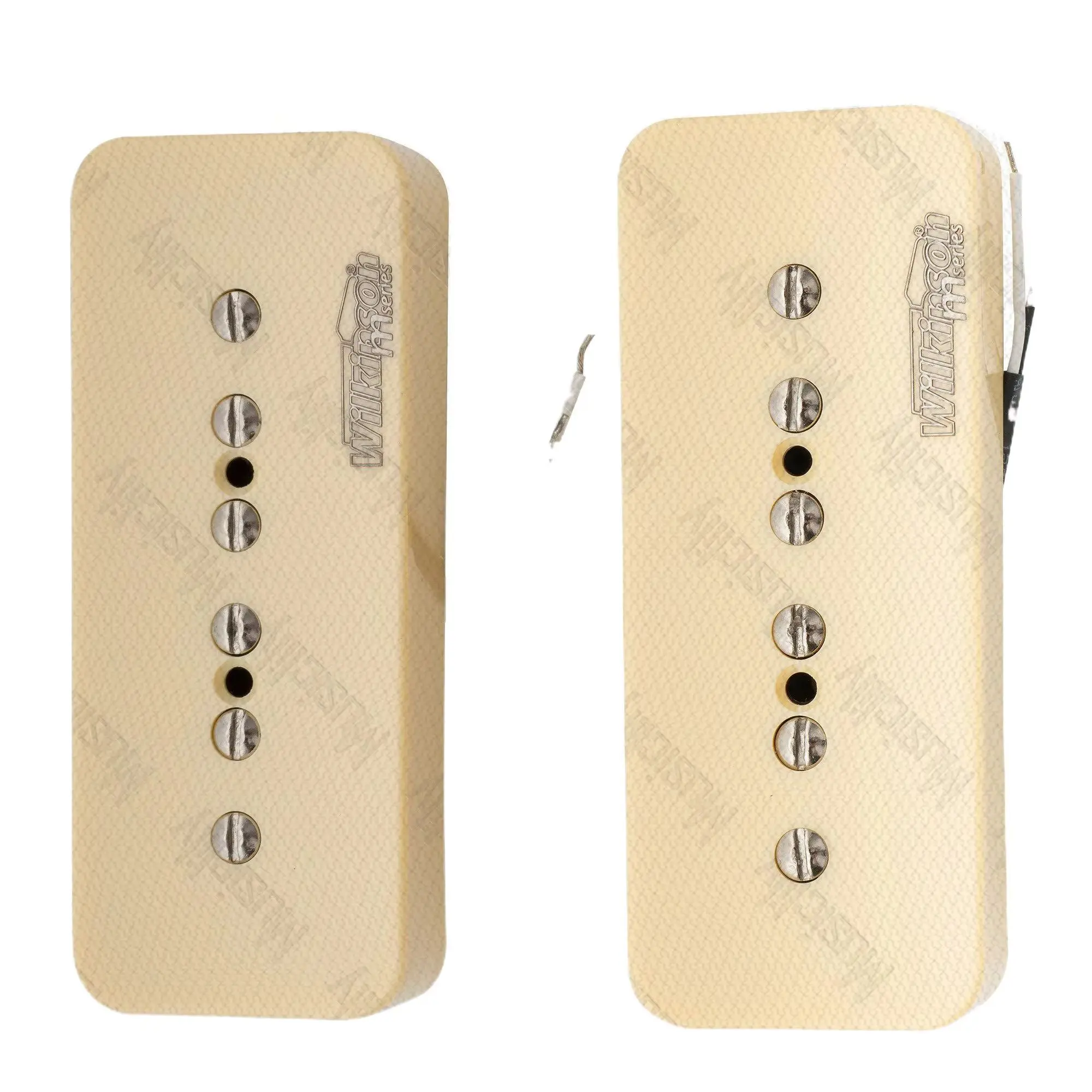 

Wilkinson P90 Soapbar Pickups Set Cream Ceramic Magnet Single Coil Electric Guitar Pickups