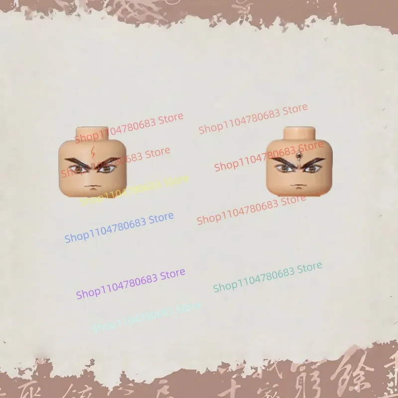 MOC 빌딩 블록 신화 Erlang Shen Yang Jian 미니 모델 조립 갑옷 액세서리 유행 장난감 장식 선물