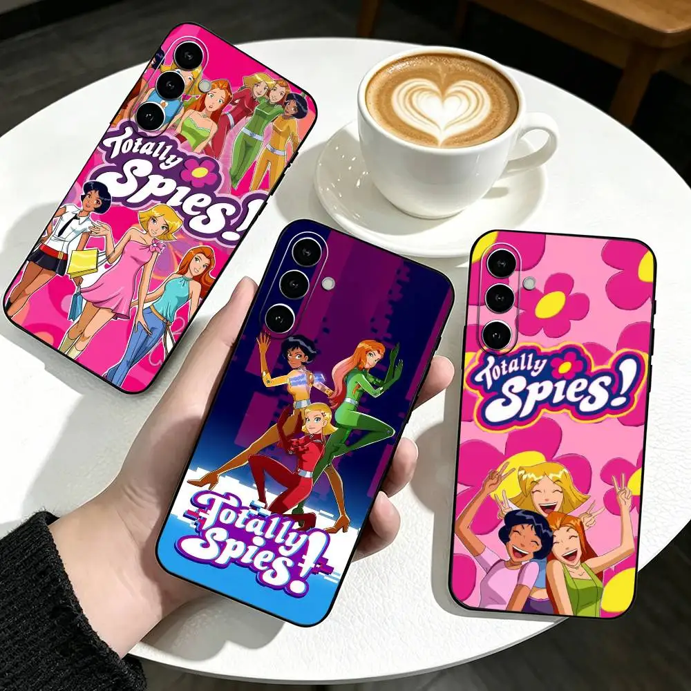 Cool gIrl T-Totally S-Spies   Phone Case Black Silicone Soft For Samsung Galaxy A73,A72,A71,A70,A53,A52,A51