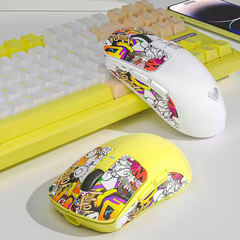 ​​​​​​AULA SC680 Gaming Mouse Three Mode 2.4G Bluetooth Wireless Mouse 26000DPI Lightweight Mouse Paw3395 E-sports Gamer For PC