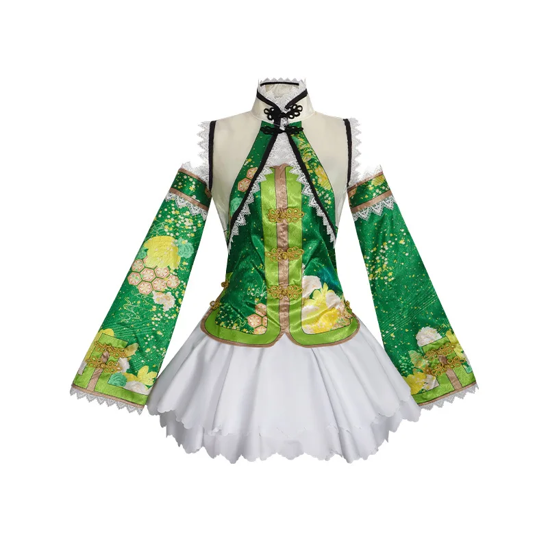 أنيمي لوفيليف نيكو يازاوا شيونغسام توقظ تأثيري الملابس Hanayo Koizumi تشيباو المرأة Kawaii فستان 2025 مرحلة الهالوين زي