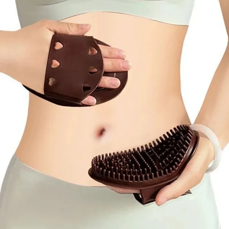 Silicone Meridian Slimming Brushes Body Beauty Leg Massage Tool Five Elements Dredging Health Care Scraping Equipment Universal
