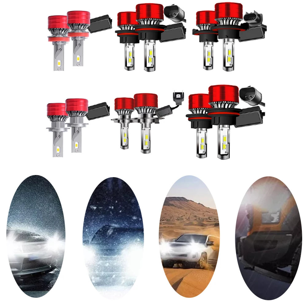 2Pcs Led Headlights…