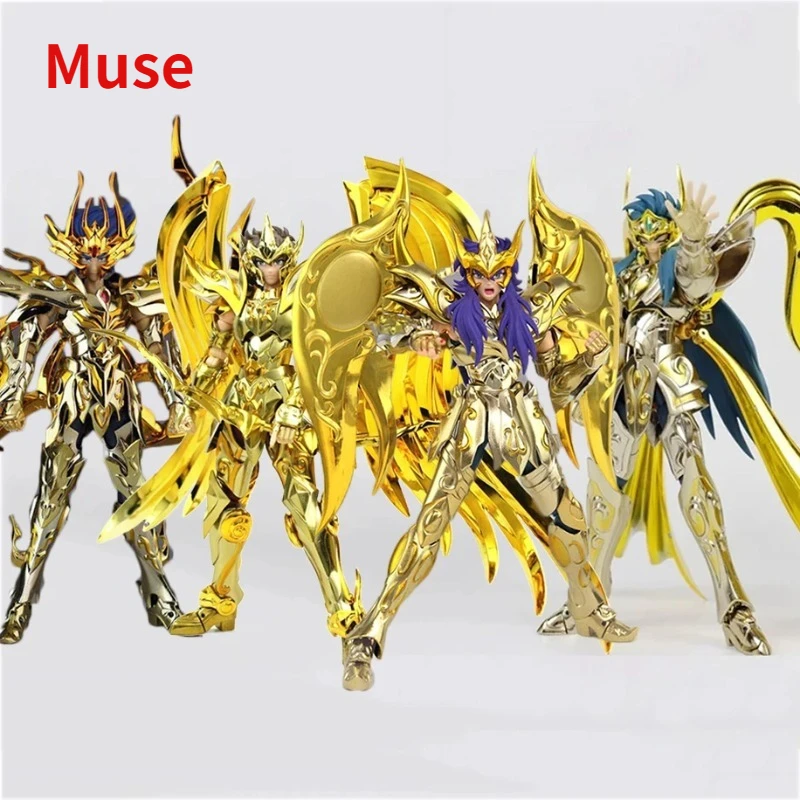 

In Stock GT Model Saint Seiya EX Sagittarius Aiolos/Milo/Camus/Gemini/Cancer Soul of God Knights of The Zodiac Action Figure