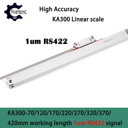 SINODRO KA300 Linear Encoder 70 120 170 220 270 320 370 420mm Stroke 1um RS422 Optical Ruler Glass Scale 0.001mm Resolution