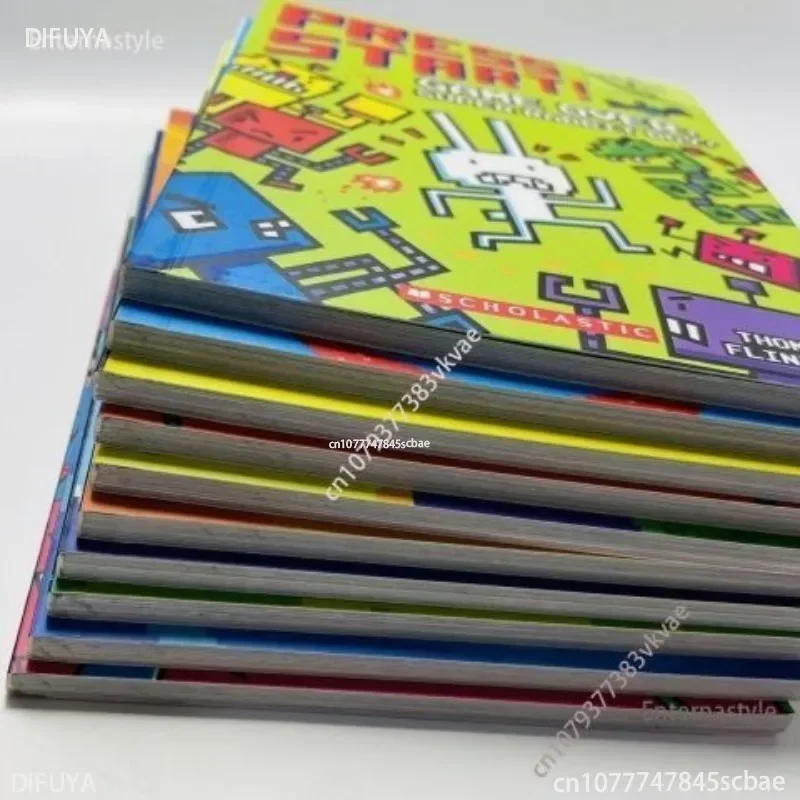 10 Books English Press Start!Super Rabbit Boy Reading Edition Scholastic Branches Children Cartoon for Kid