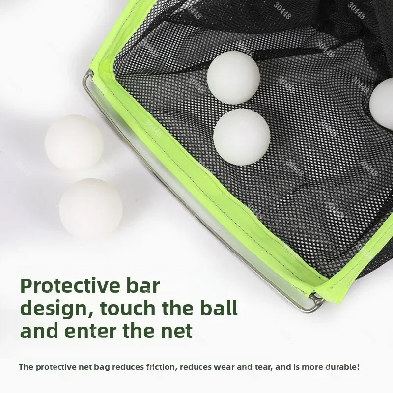 Retractable Table Tennis Ball Collector Net Automatic Pick-Up Training Tool