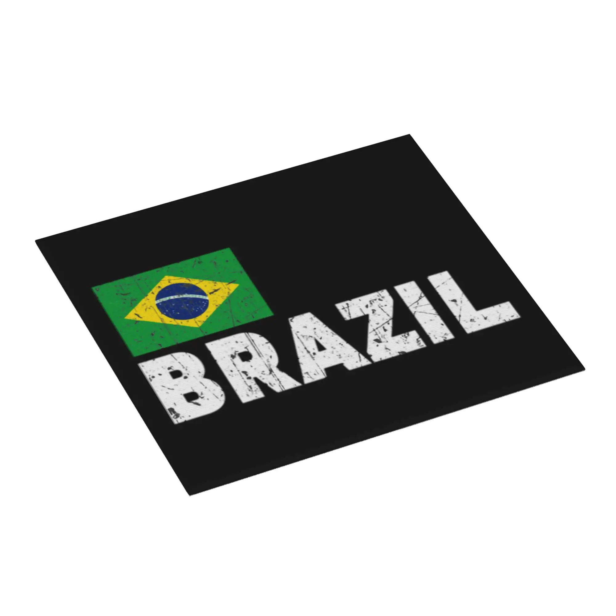 Drying Mat Kitchen Brazil Soccer Team Fan Football Brazilian Flag Barware Tableware Reusable Washable Kitchen Sink Drying Pad