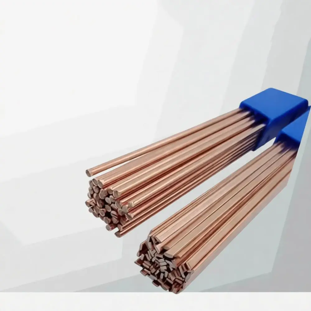 L201 Copper Brazing Alloy Rods For Refrigeration Pipe Soldering HVAC Repair Metal Joining BCu93P Welding Wire Filler Material