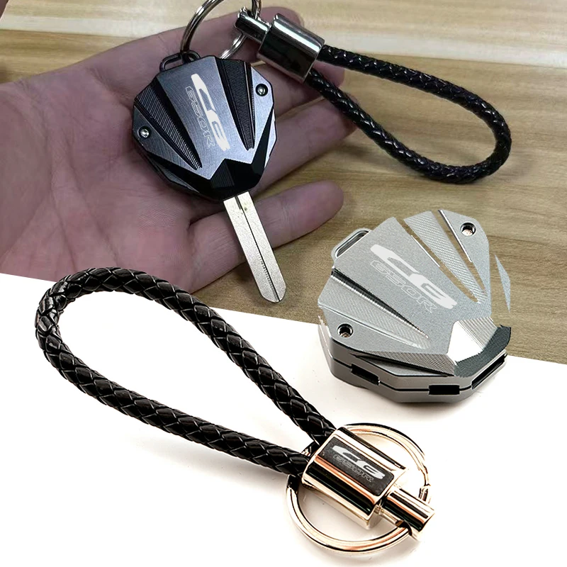 2026 New For Honda CB650R CB 650R CB650 R High quality Motorcycle Accessories Embroidery Keychain Keyring Key Cover Shell Cap