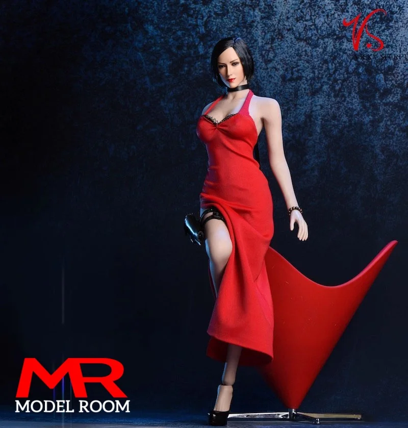 Vstoys 18XG14 1/6 مقياس أنثى معلقة الرقبة تنورة طويلة فستان سهرة الملابس نموذج صالح 12 ''أنثى الجندي عمل الشكل الجسم