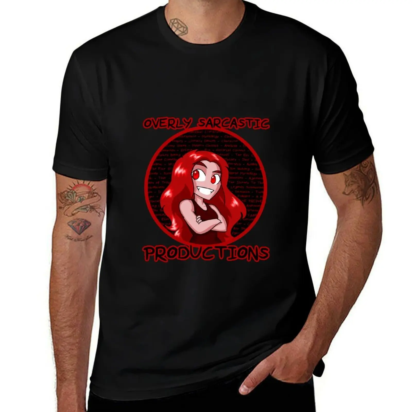 Red Logo T-Shirt Soft Touch Basic Cotton T-Shirt