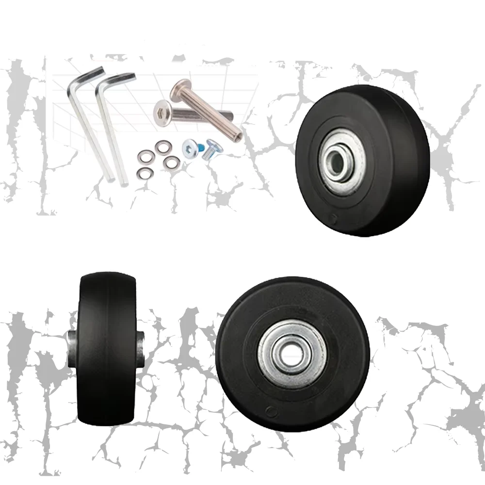 Universal Caster Wheels For Luggage 360 Spinner Wheel For Travel Bag Silent Trolley Wheels For Suitcase Luggage