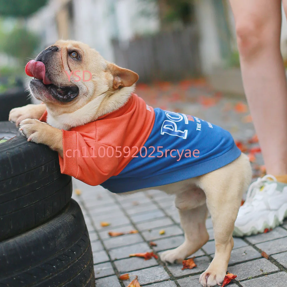 

New Spring Summer Pet Sweatshirt - Stylish Printed T-shirt Two-Leg Clothes for Dogs Parent-Child Outfit