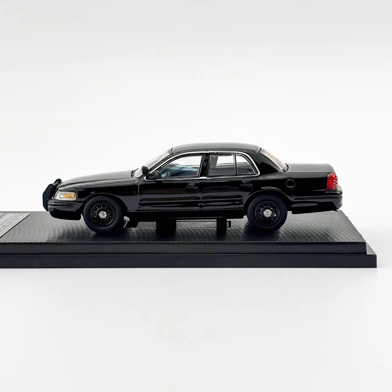 Rollin 1/64 Ford Kroon Victoria Politie Autolegering Speelgoed Motorvoertuig Gegoten Metalen Model Geschenken