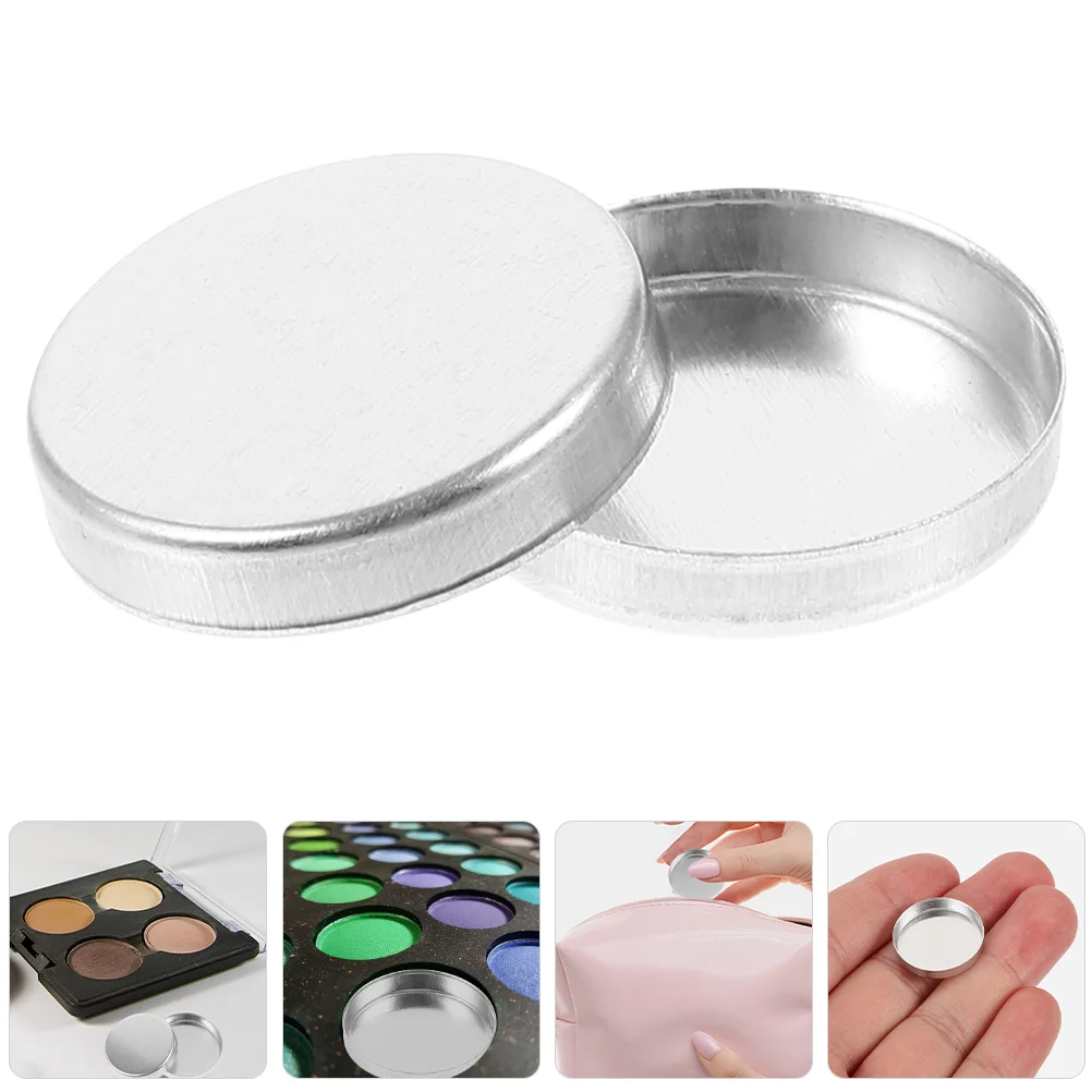 Bandeja vacía de 30 piezas para maquillaje, utensilio para colorete, bálsamo labial, sombra de ojos pequeña para paleta