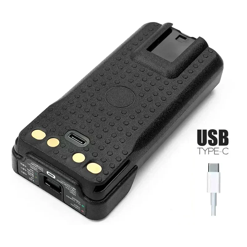 

Typy-C P8608 Lion battery for P8660 XIR8668i GP328D GP338D walkie talkie Typy-C battery