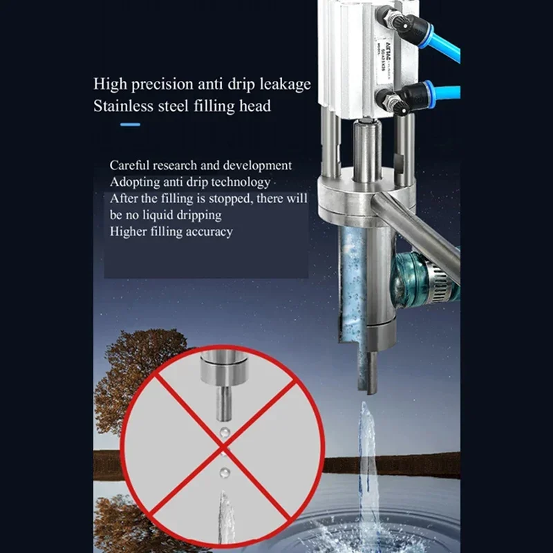 PBOBP Semi-atuo Liquid Filling Machine Magnetic Pump Beverage Perfume Essential Oil juice Water Bottle Filler