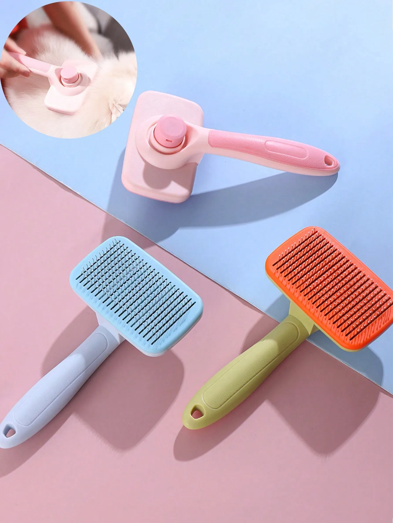 

PETSIN 1 Pet Comb Combing Artifact Cat And Dog Brush Removes Floating Hair Depilatory Comb Pet Special Cat Hair Needle Comb Depi