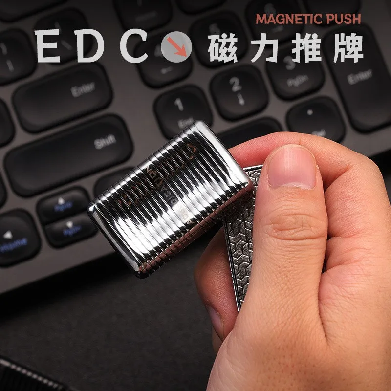 1 قطعة صندوق الصابون EDC الميكانيكية تململ المنزلق مضحك المعادن لانهائي دفع ألعاب متململة لعبة لتخفيف الضغط أدهد أدوات مكتب الاسترخاء #6