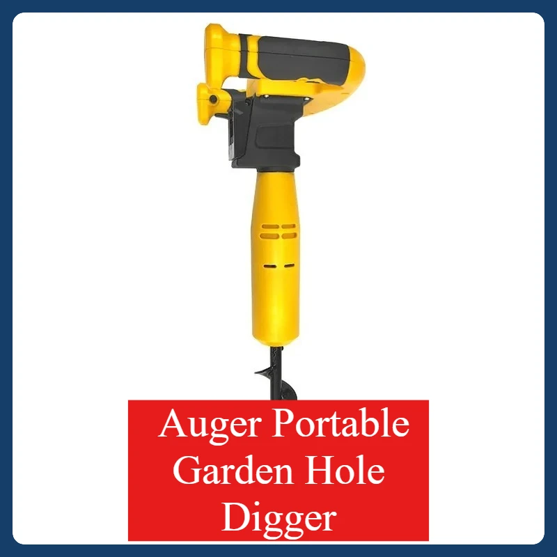 Battery Powered Cordless Electric Earth Auger Portable Garden Hole Digger For Tree Planting And Seedling Digging