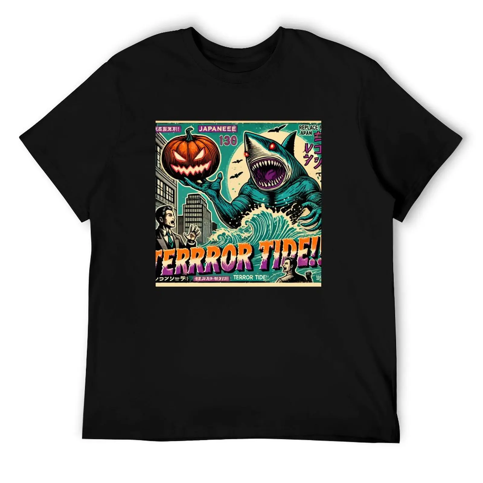 

The shark of fear T-Shirt cotton t shirts high quality t shirt for man 100 percent cotton printed t shirts for man T-Shirt