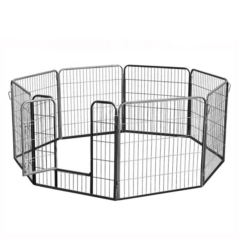 

Custom large dog size high quality safe material portable folding pet puppy playpen baby dog play fence