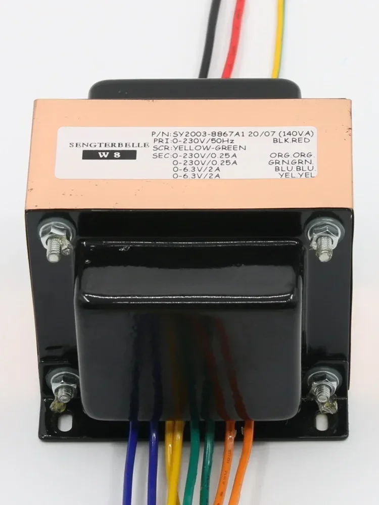140W Tube Amplifier Transformer 230VX2 6.3VX1 6.3VX1 High Quality Transformer For EL34 Tube Power Amp
