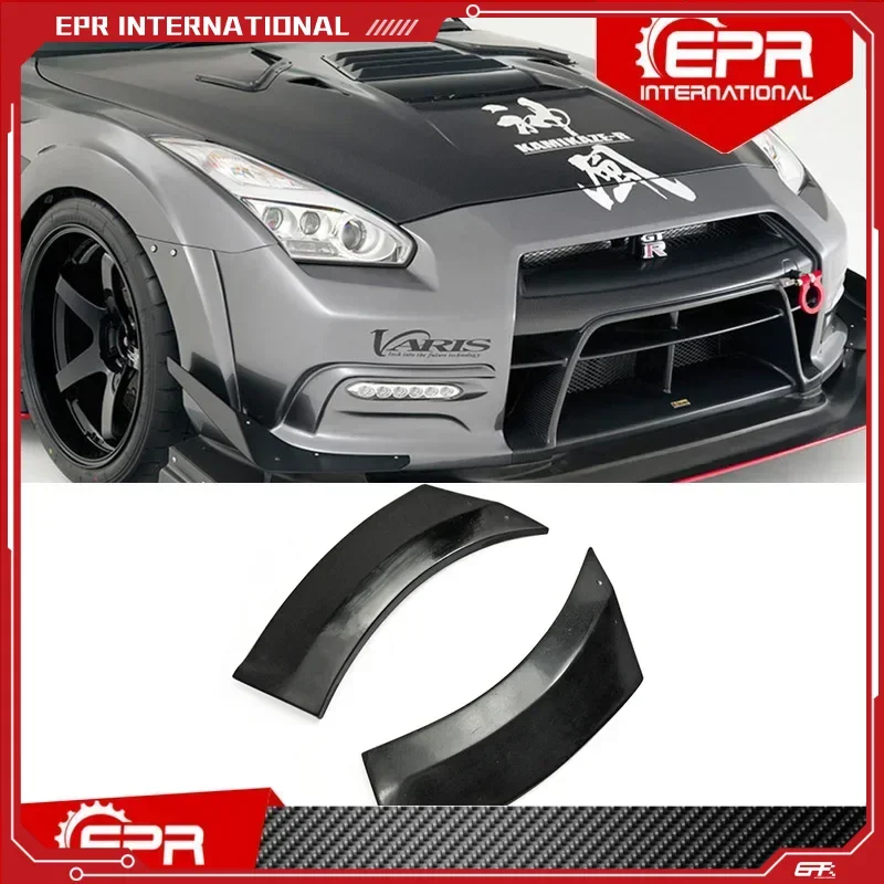 

For GTR R35 2013 Ver Style Glass Fiber Front Fender Extension (Wide Arch Kit Only) Body Kit Tuning Part For R35 GT-R Racing R35