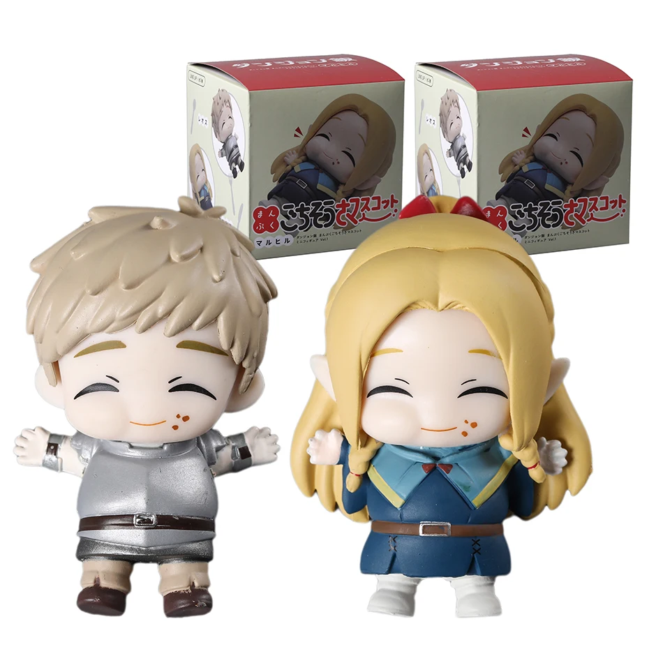 Delicious in Dungeon Mini Laios Touden Marcille Figure Model Toy Collection Ornament Anime Figurine