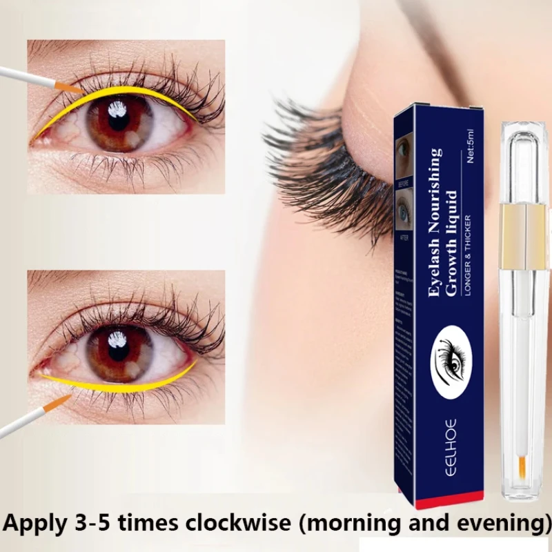 Fast Eyelash Growth Serum Natural Eyebrow Enhancer Nourishing Longer Fuller Thicker Lashes Eyelashes Care Women Korean Cosmetics