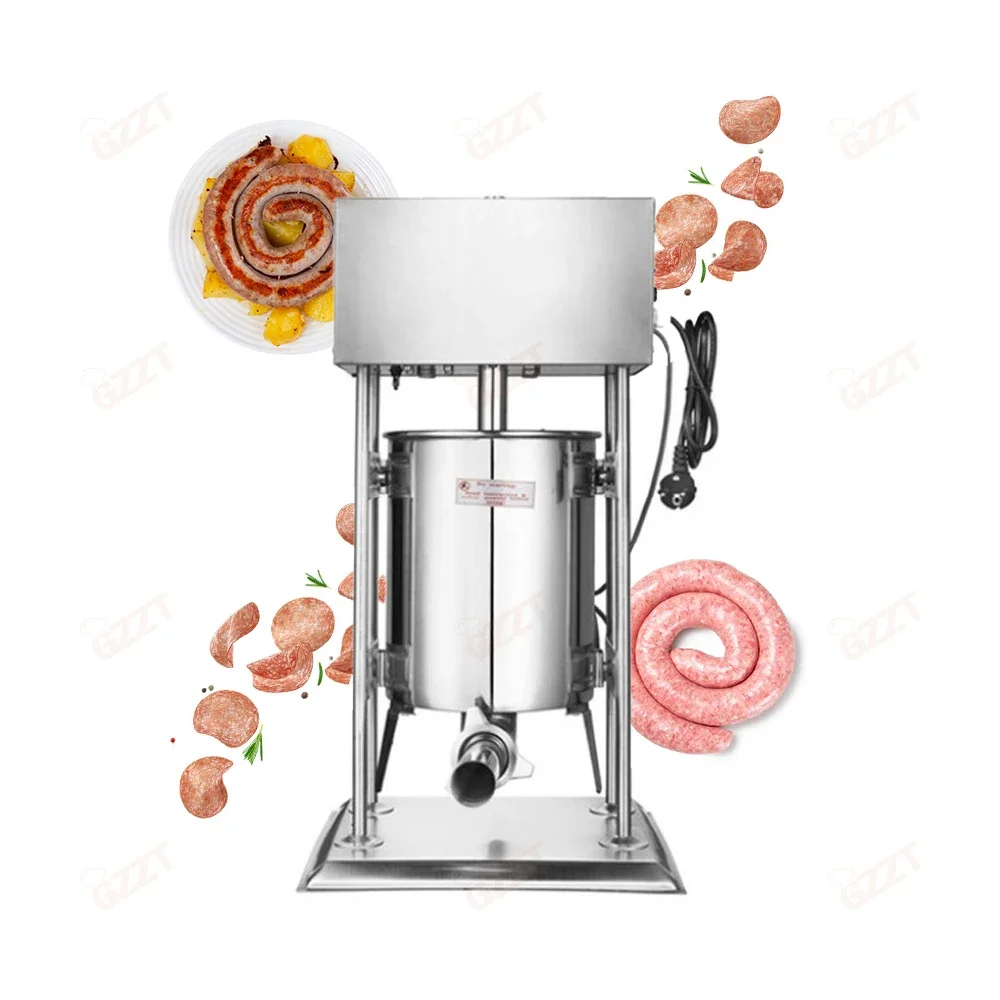 

110V 220V Commercial Homemade Electric Vertical Sausage Stuffer 10l 15l 20l 25l 30l Filling Machine Sausage Maker Manufacturers