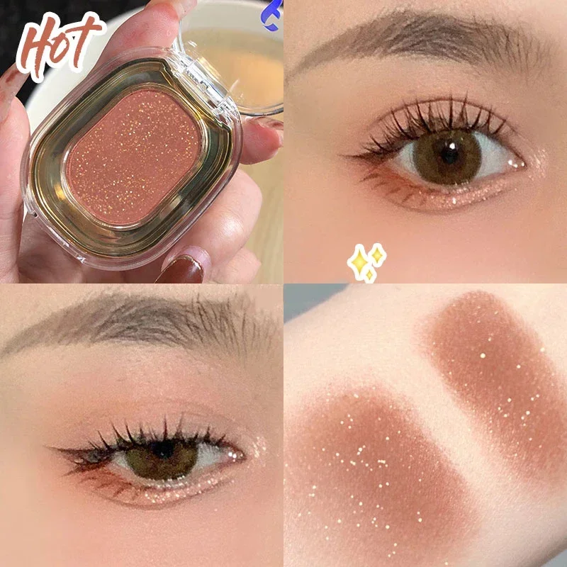 Macaron cinza paleta de sombra fosco shimmer sombra de olho base maquiagem terra marrom pigmento blush contorno pó única cor palete