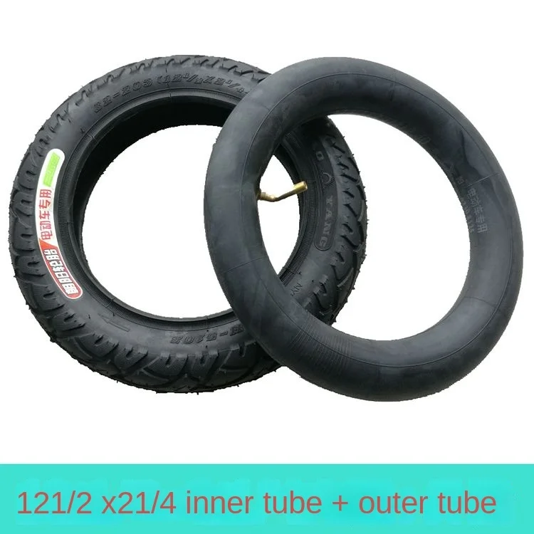 Applicable to frrx electric scooter tire 10 inch 12.5 inch inner tube outer tube 10x2 / 2.50 honeycomb solid tire