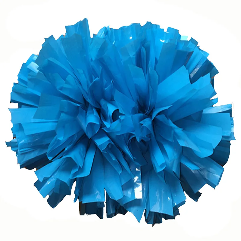 Blue Game Pompoms, Vocal Concert Supplies, 32cm, Baton Handle, Color Free Combination, High Quality, Nonfading, 2Pcs