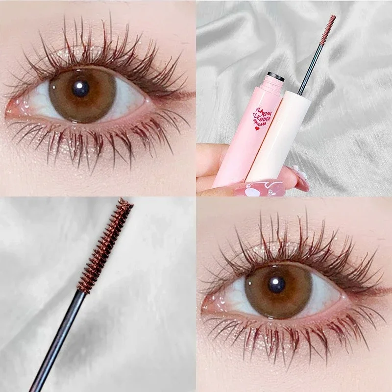Schwarzbraune Wimperntusche 3D verlängert die Wimpern, extra Volumen, wasserfest, natürliche Wimpern, weibliches Make-up, koreanische Kosmetik-Mascara