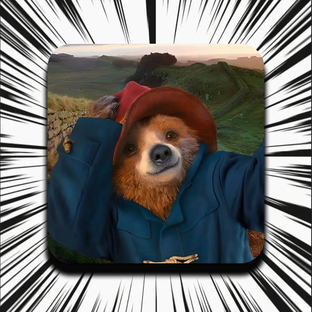 

P-Paddington Bear Sublimation Magnet Cartoon Anime CuteFridge Magnets Personalized Sublimation Products for Kitchen