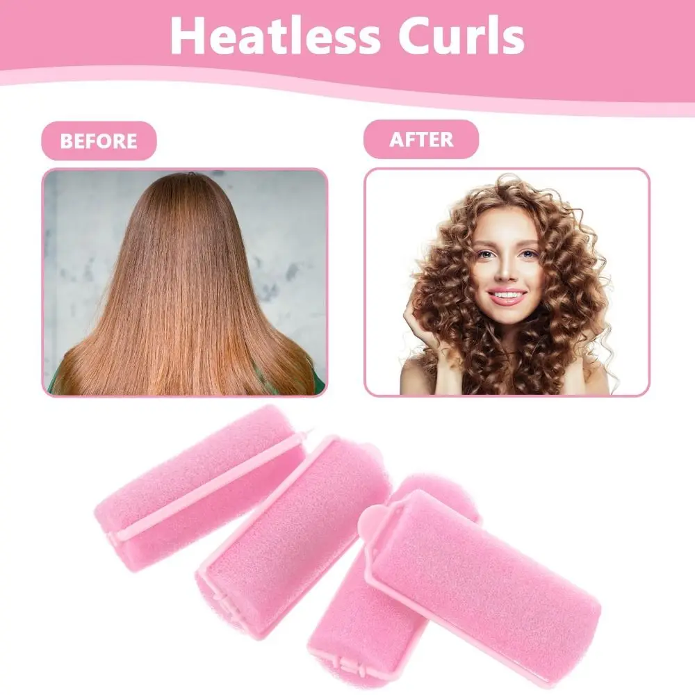 

10 шт., без следов, парикмахерский набор для кудри «сделай сам», легкие инструменты для укладки волос, пенопластовая подушка, бигуди, зажим для укладки волос