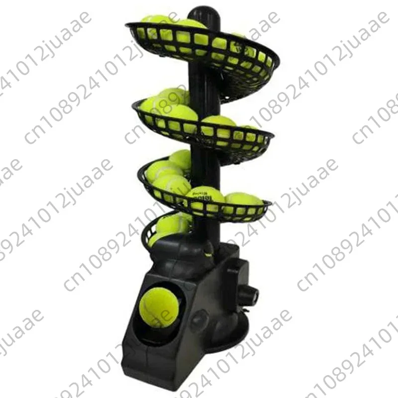 1PC TS-02 Portable Tennis Ball Throwing Machine Coach Ball Feeding Machine Self-service Single Swing Racket Practice Thrower