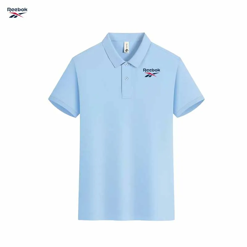Reebok 2026 New Men's Regular Fit Short Sleeve Collar Shirt Soft and Comfortable Fabric Casual Sportswear Summer Fashion Top T-S - view 4
