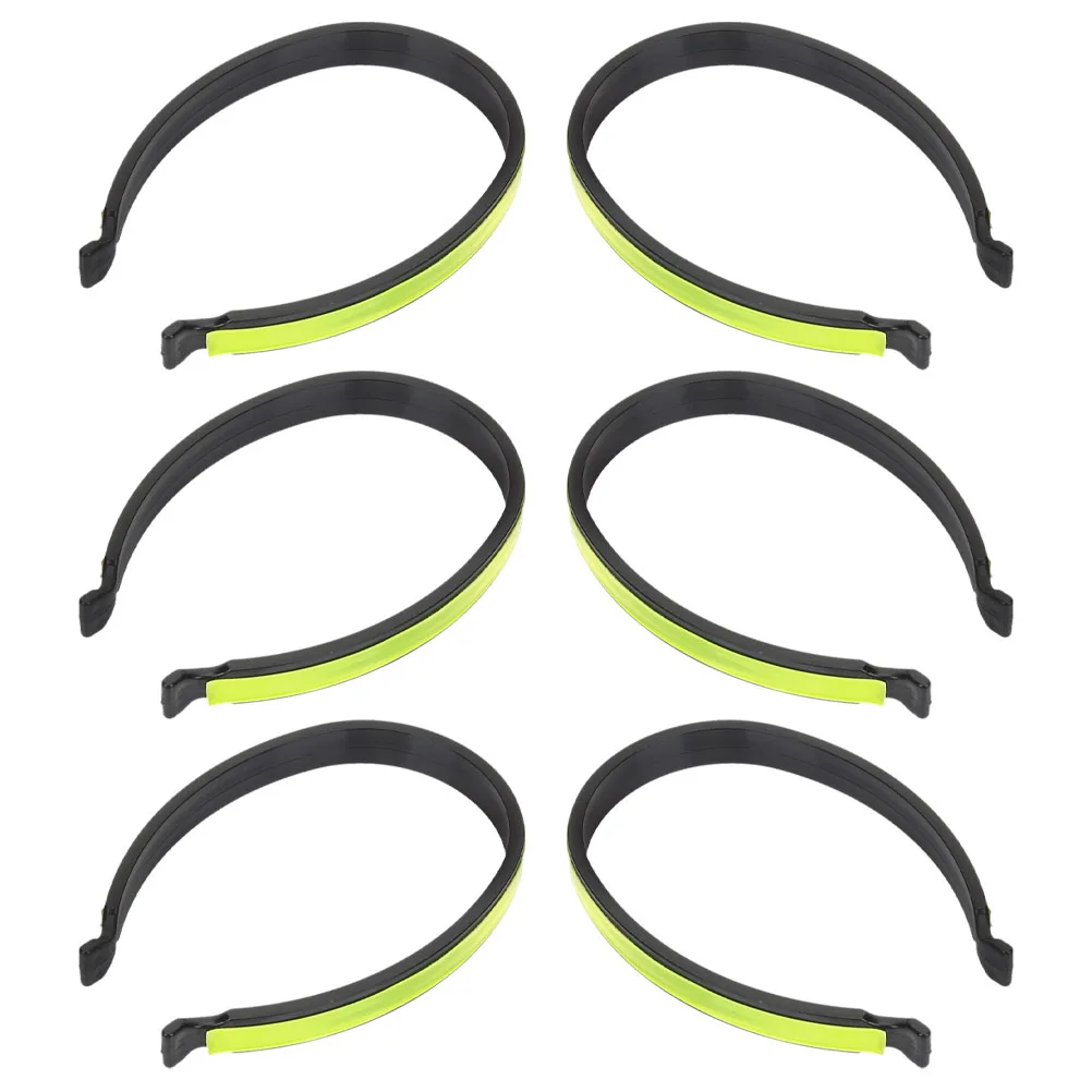 

3 Pairs Reflective Riding Pants Clips Bike Reflector Trouser Accessory Cycling Trousers
