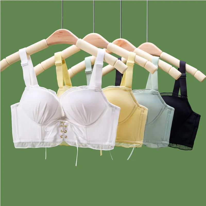 Sous-vêtements en coton pour femmes, soutien-gorge Sexy en dentelle, Invisible, Push Up, sans bretelles, sous-vêtements confortables, Lingerie Sexy