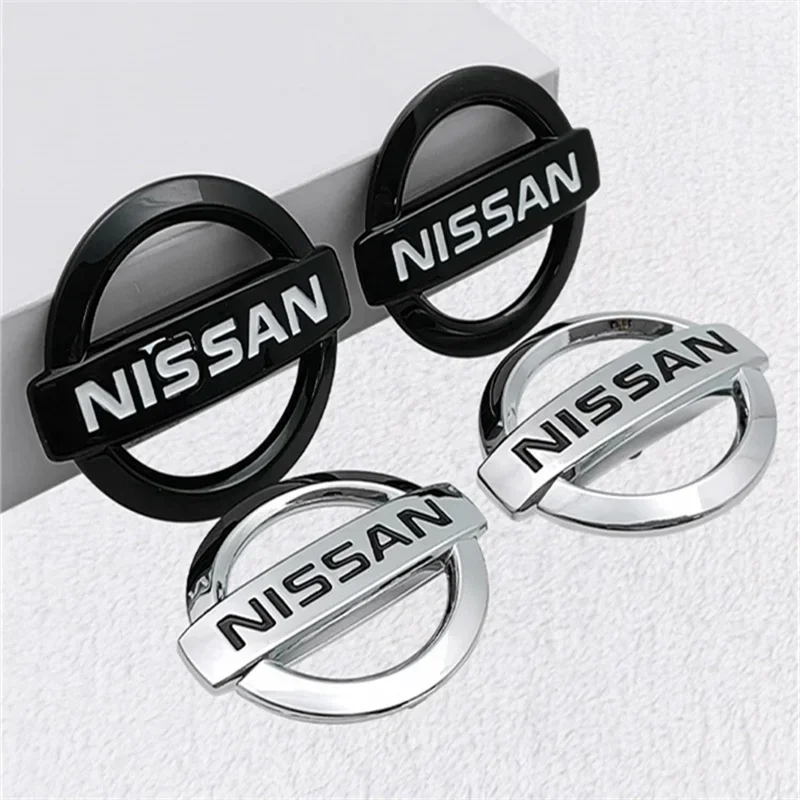 ABS 5.1x4.3cm 5.5x4.6cm Car Steering Wheel Center Sticker for Nissan Note Xterra Sentra Titan Altima Qashaqai Sylphy X-trail