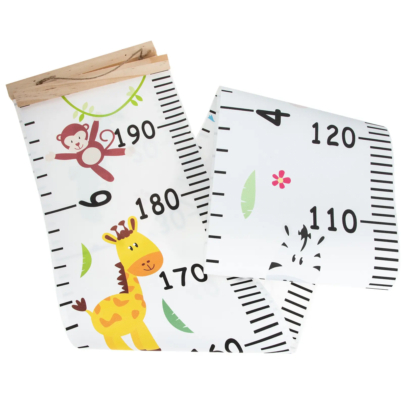 

Canvas Baby Height Chart Wall Height Measurement Kids Growth Record Chart for Nursery Kids Room Decor Child Growth Tracking