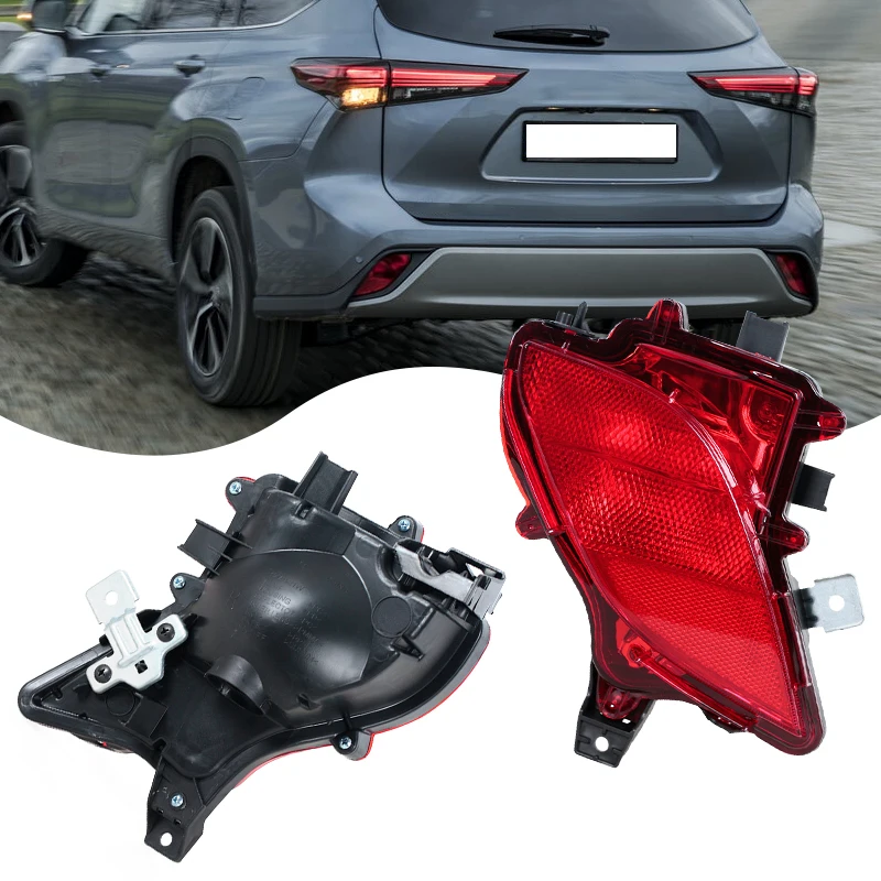 

For Toyota Highlander XU70 2020 2021 2022 Car Rear Bumper Light Brake Light Driving Warning Light Signal Light Backup Light